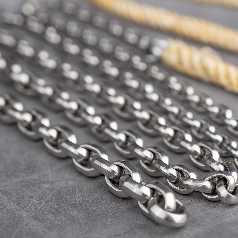 Kirin Whip | Twin-Ridge Wheat Ear Stainless Steel Chain Whip