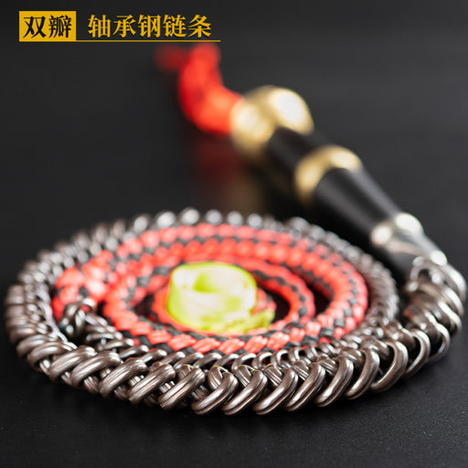 Kirin Whip | Twin-Petal Wheat Ear Bearing Steel Chain Whip
