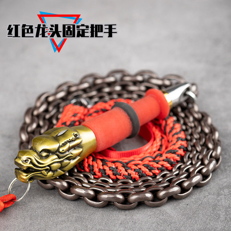 Kirin Whip | Wheat Ear Cobalt Alloy Chain Whip