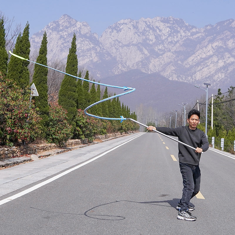 Kirin Whip | Long-Pole Steel-Core Rope Whip