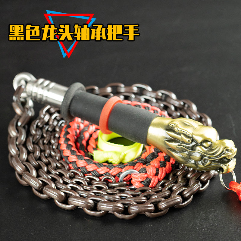 Kirin Whip | Twin-Petal Wheat Ear Bearing Steel Chain Whip