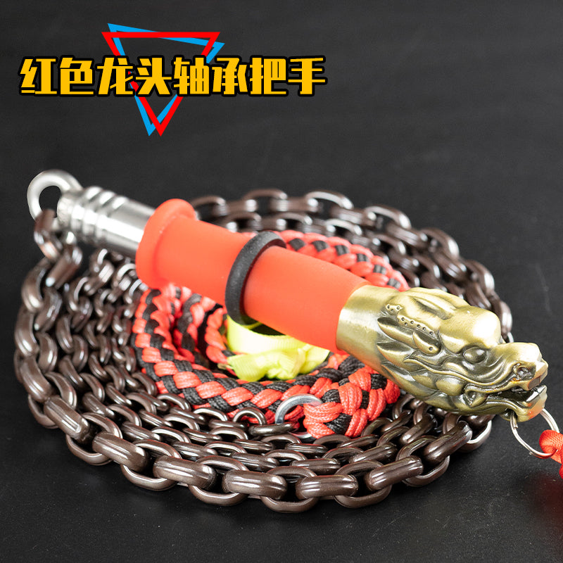 Kirin Whip | Twin-Petal Wheat Ear Bearing Steel Chain Whip