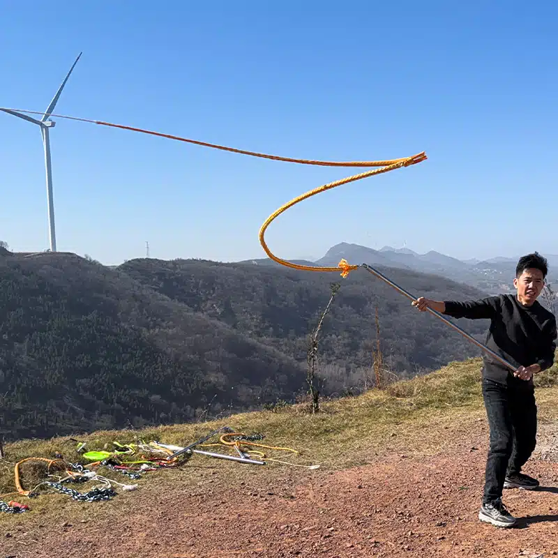 Kirin Whip – Long Handle Rope Whip - Image 3