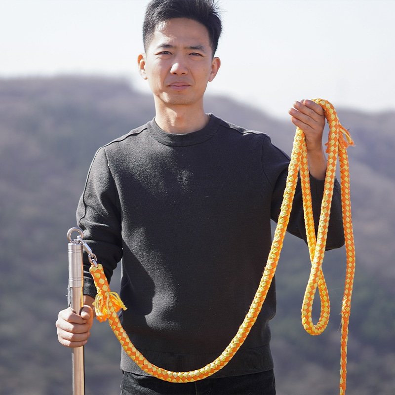 Kirin Whip – Long Handle Rope Whip